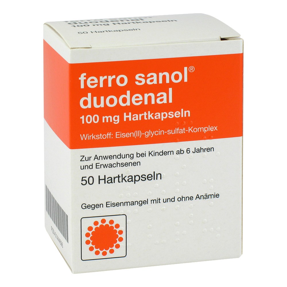 ferro sanol duodenal 100mg